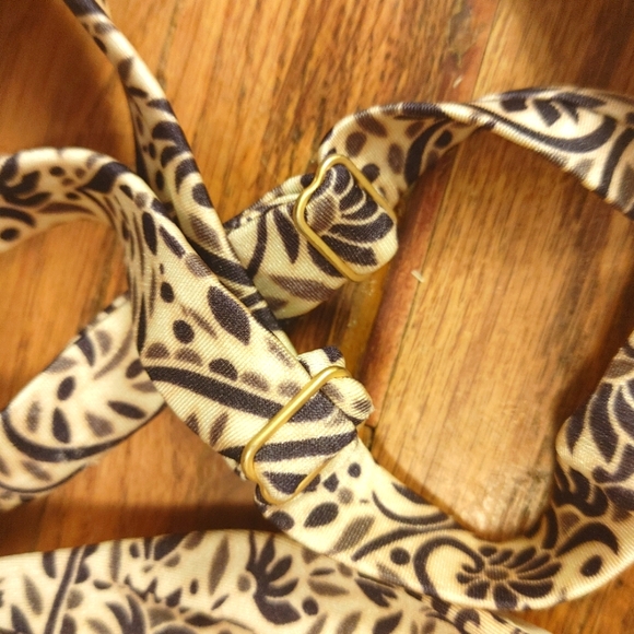 New! Athleta Printed Aqualux Batik Bra Bikini Top - Picture 3 of 5